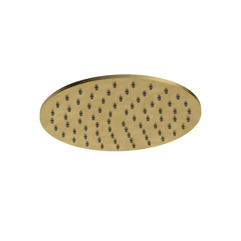Hotbath Archie hoofddouche 20cm messing geborsteld PVD Uitverkoop