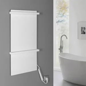 Sapho Elmis elektrische radiator 40x80cm 120W wit mat Express Levering