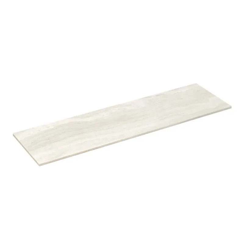 Veilige Betaling Saniclear White Travertin marmer toppaneel 161x46cm