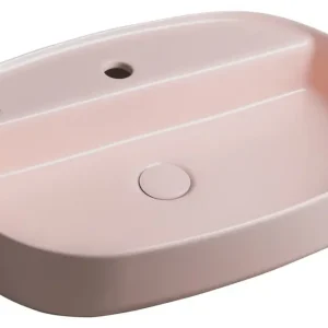 Isvea Infinity waskom 60x40cm met kraangat roze mat Populair