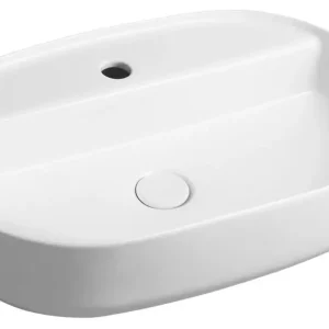 Isvea Infinity waskom 60x40cm met kraangat wit mat Snelle Levering