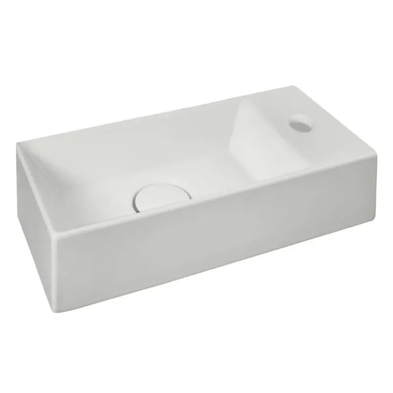 Xenz Rosa fontein 45x20cm wit mat Populair