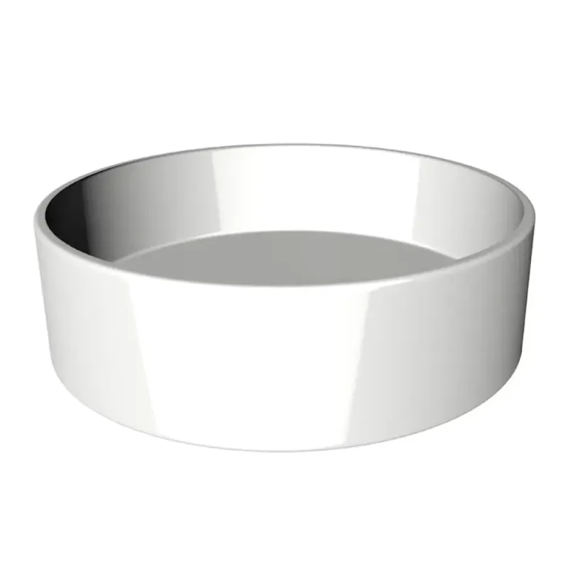 Exclusieve Aanbieding Xenz Coco keramische waskom 40cm wit glans