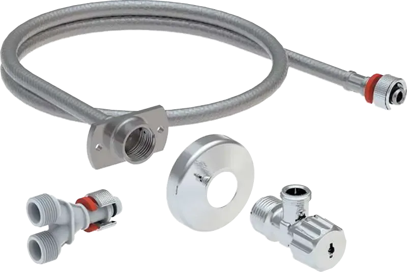 Geberit AquaClean wateraansluitset voor inbouwreservoirs 8 en 12cm Exclusieve Aanbieding