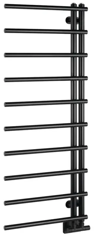 Merkproduct Sapho Justina badkamerradiator 125x50cm mat zwart
